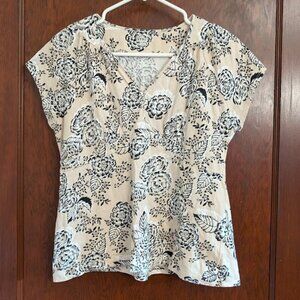2 For $5! Like New! A.N.A. A New Approach Structured Cotton Top